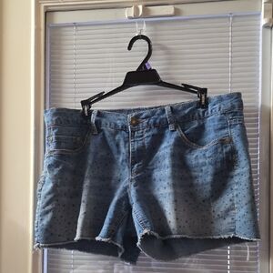 Faded Glory Starry Blue Jean Shorts